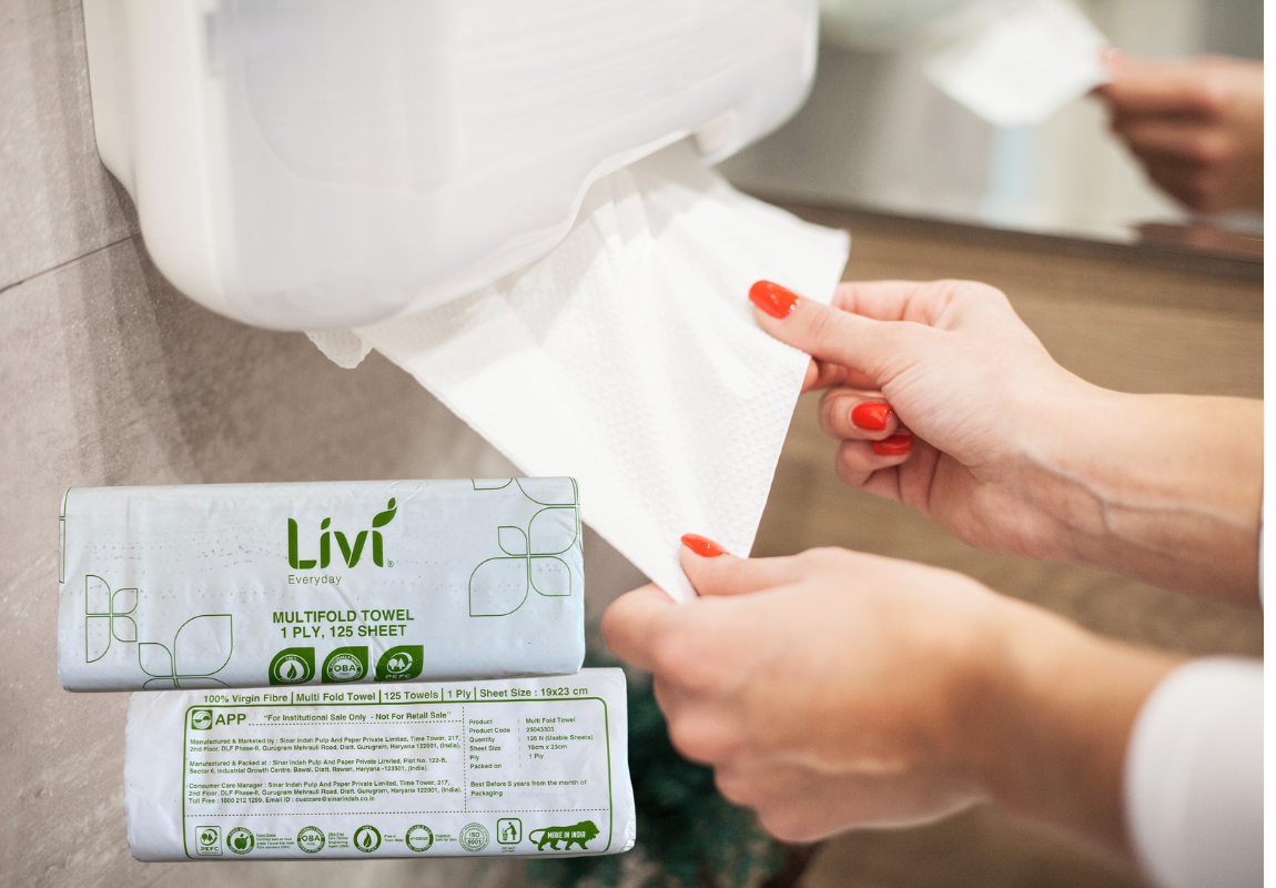 Paseo/Livi Multi Fold Towel 100% Virgin Paper 125 Sheet 19X23